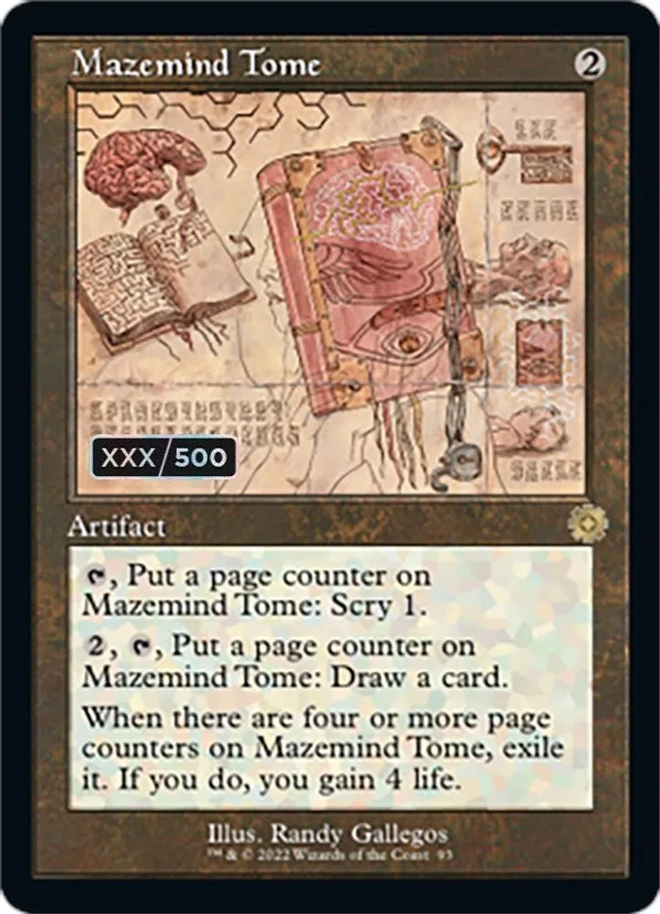 Mazemind Tome (Schematic · Serial Numbered)