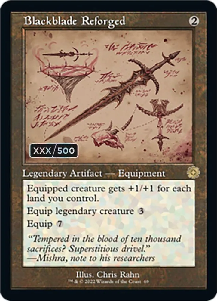 Blackblade Reforged (Schematic · Serial Numbered)