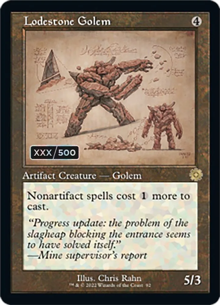 Lodestone Golem (Schematic · Serial Numbered)