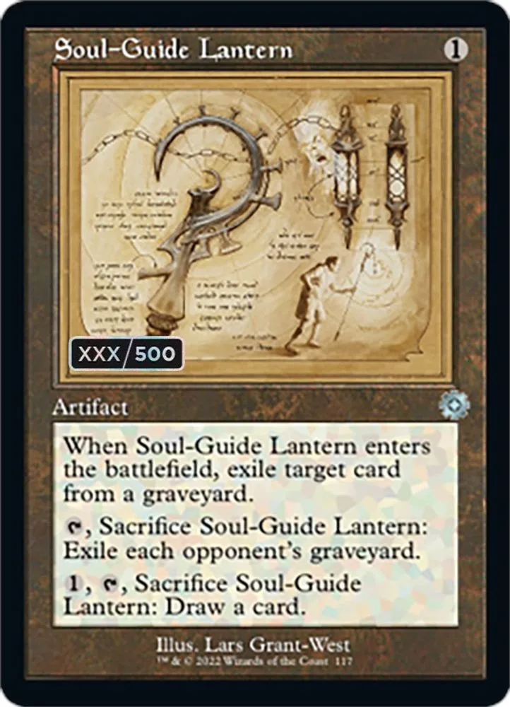 Soul-Guide Lantern (Schematic · Serial Numbered)