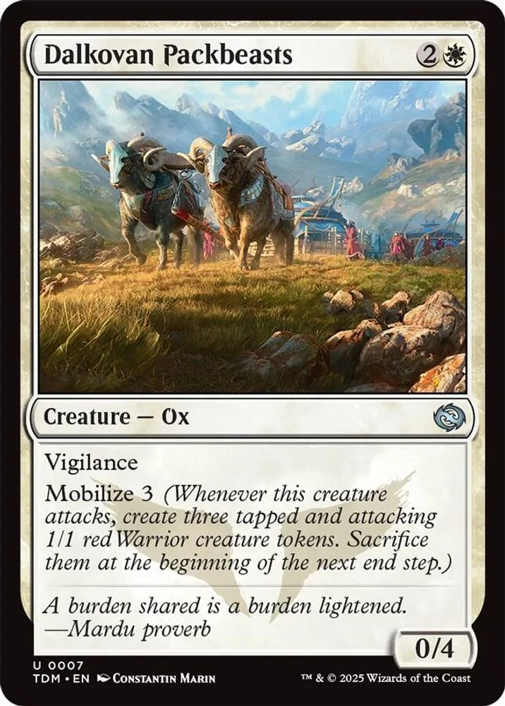 Dalkovan Packbeasts