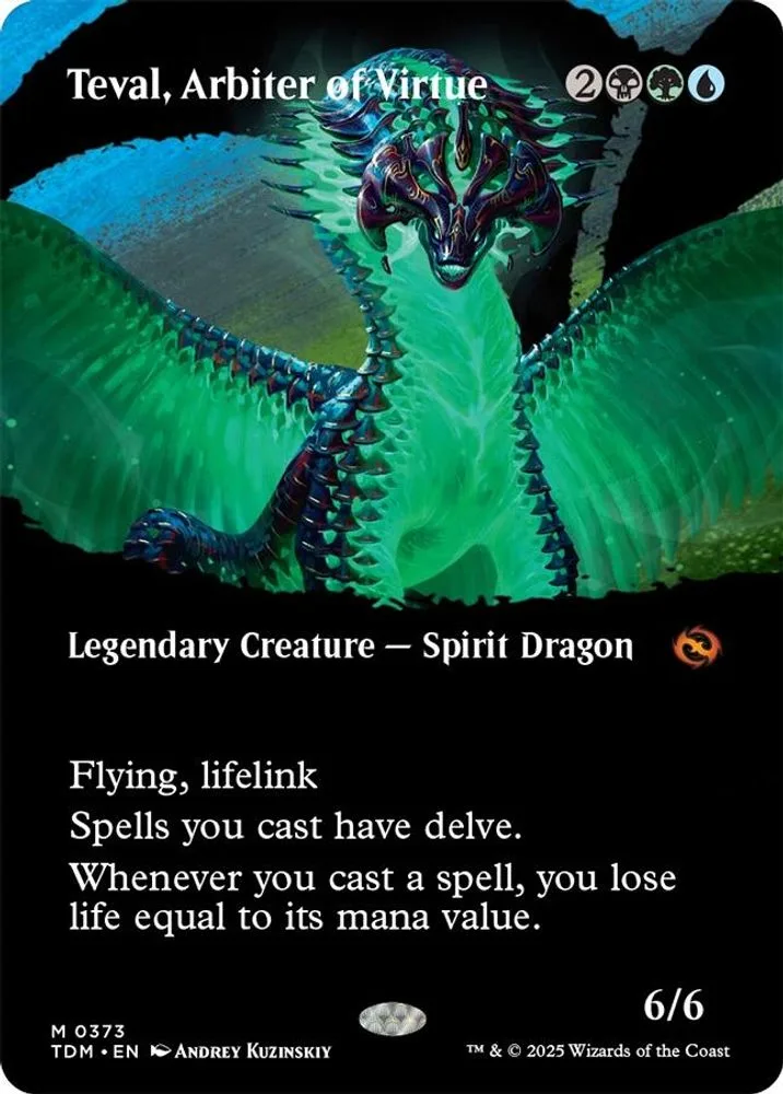 Teval, Arbiter of Virtue (Borderless)
