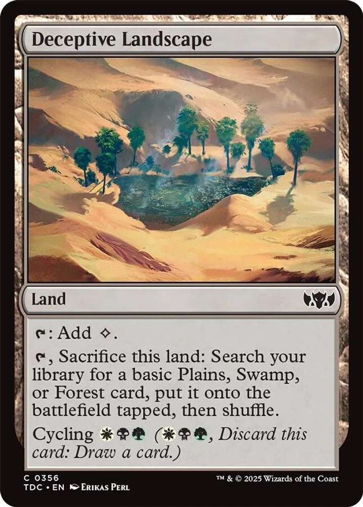 Deceptive Landscape