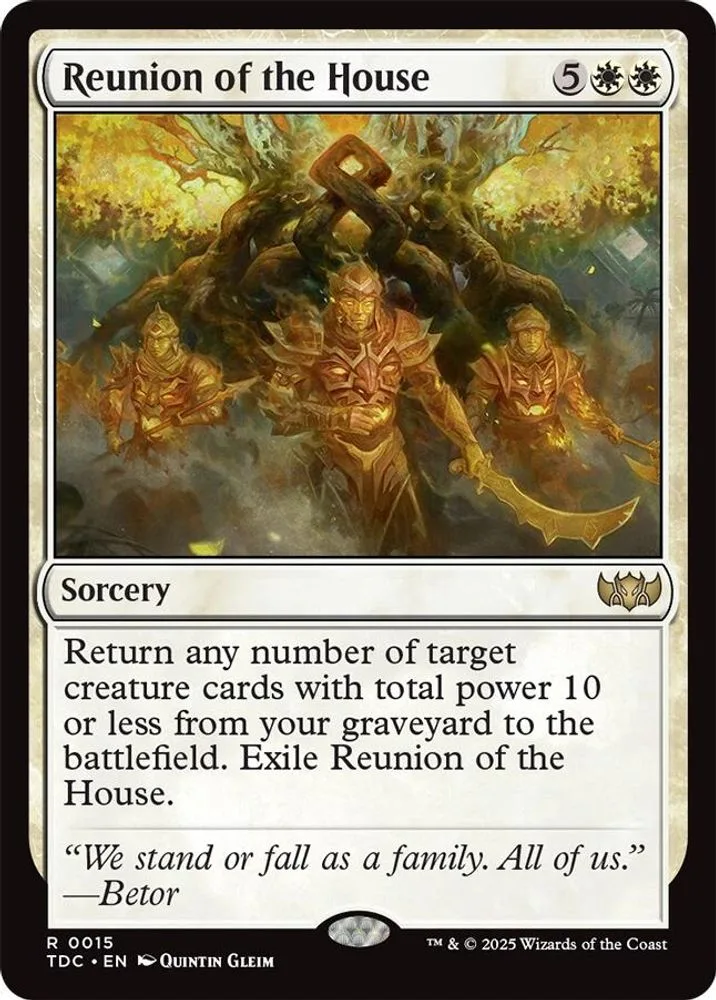 Reunion of the House