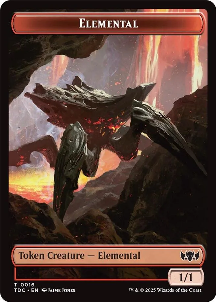 Elemental (0016) // Gold Double-Sided Token