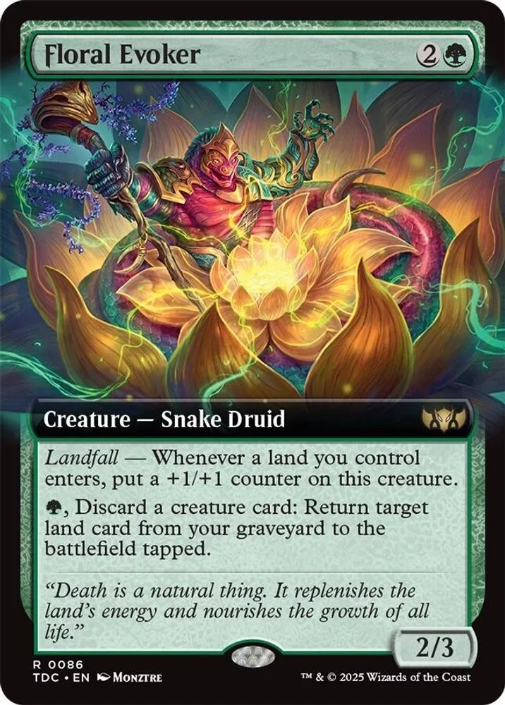 Floral Evoker (Extended Art)