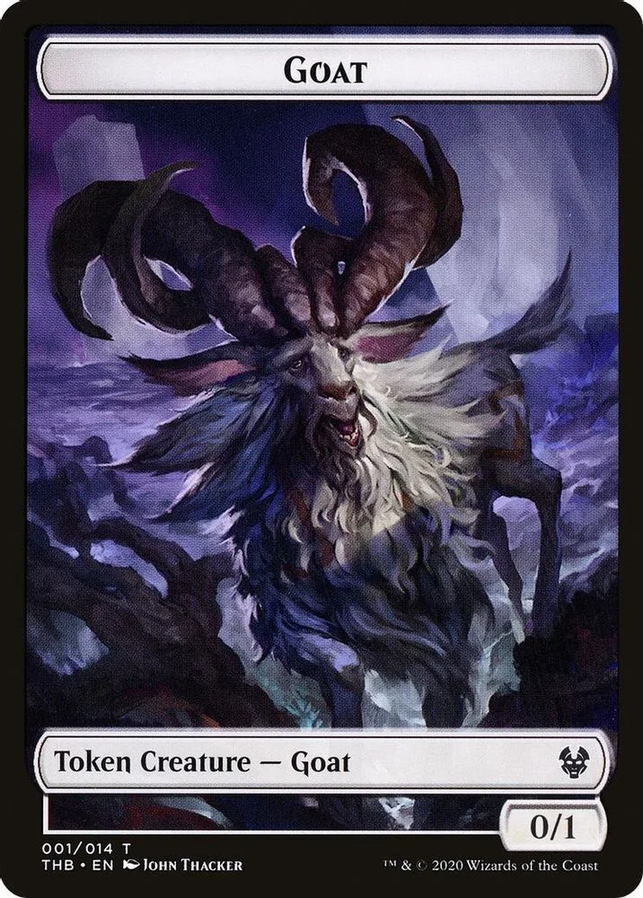Goat // Satyr Double-Sided Token