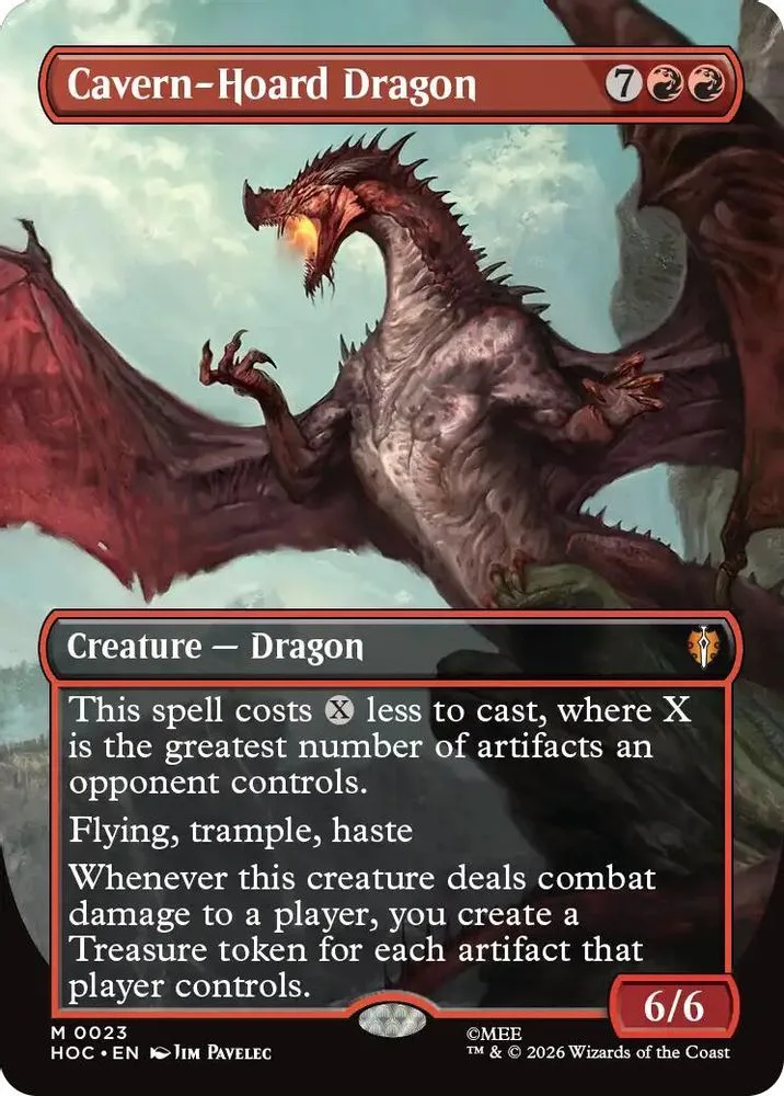 Cavern-Hoard Dragon (Borderless)