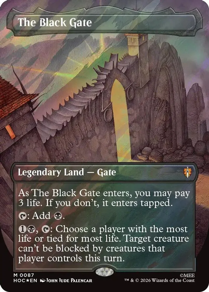 The Black Gate (Borderless · Surge Foil)