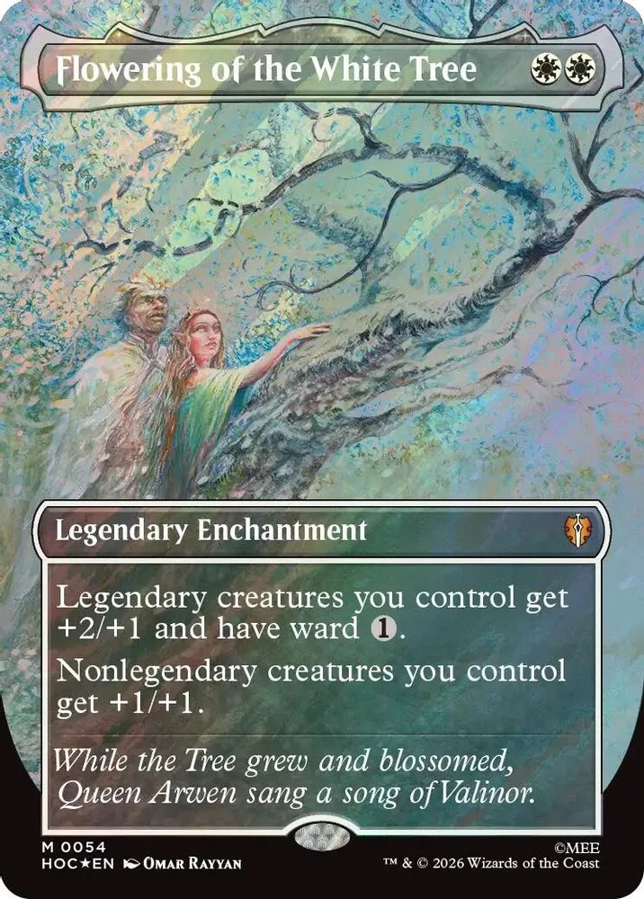 Flowering of the White Tree (Borderless · Surge Foil)