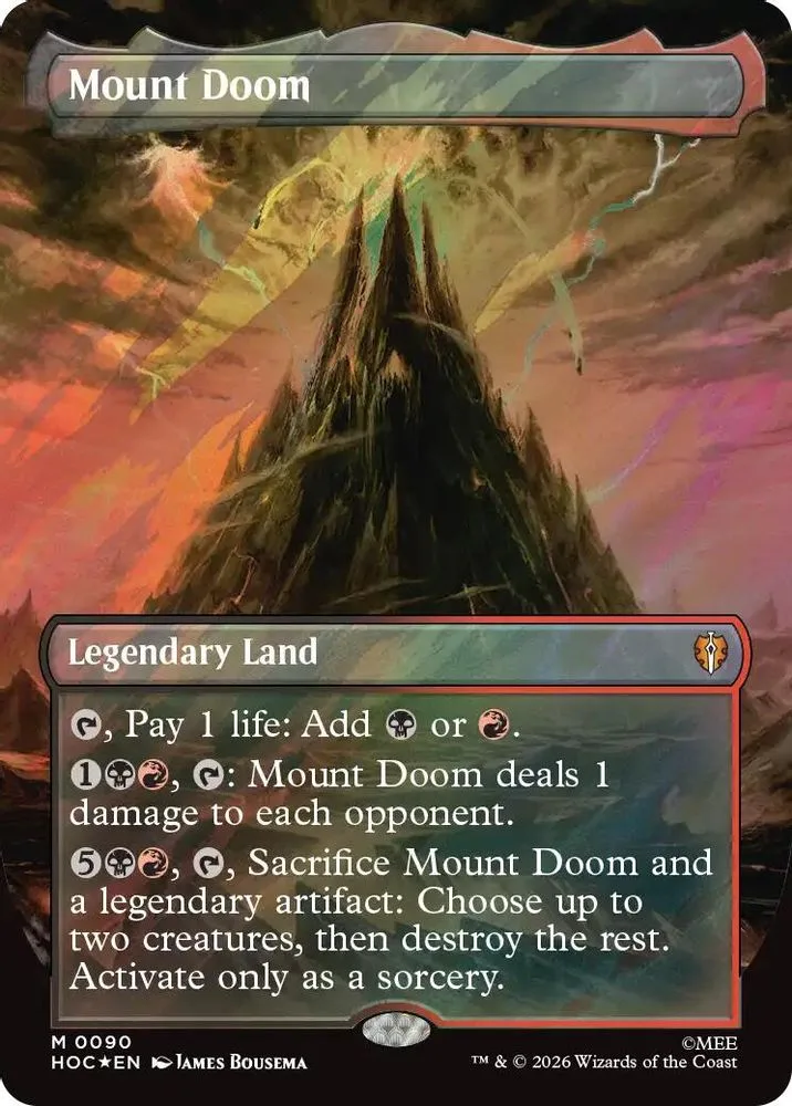 Mount Doom (Borderless · Surge Foil)