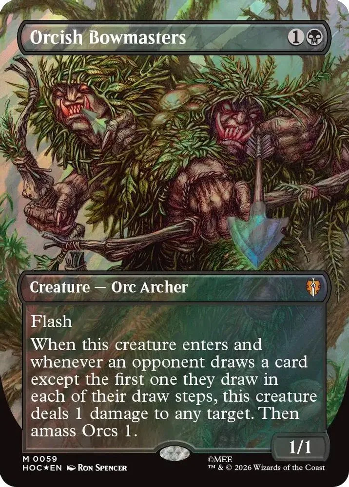 Orcish Bowmasters (Borderless · Surge Foil)