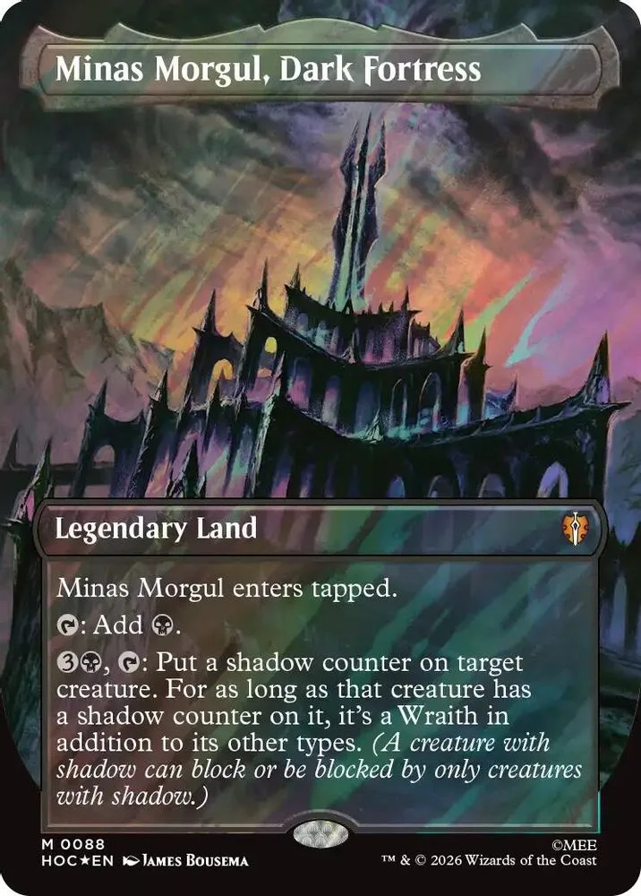 Minas Morgul, Dark Fortress (Borderless · Surge Foil)