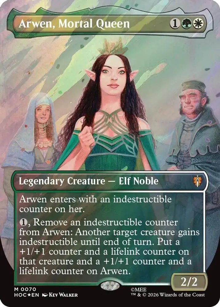 Arwen, Mortal Queen (Borderless · Surge Foil)