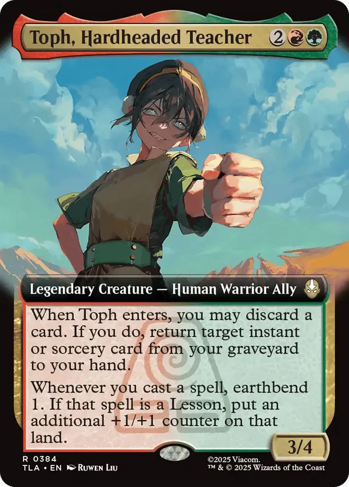 Toph, Hardheaded Teacher