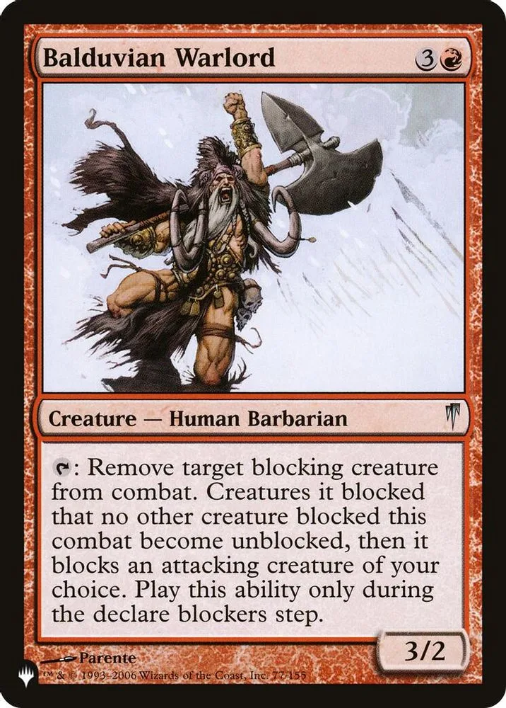 Balduvian Warlord (Balduvian Warlord)