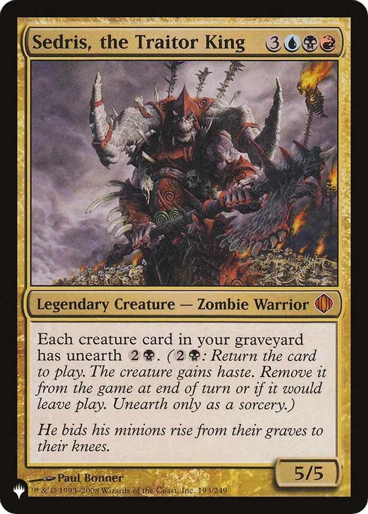 Sedris, the Traitor King (Sedris, the Traitor King)