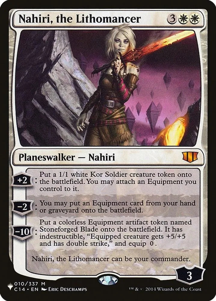 Nahiri, the Lithomancer (Nahiri, the Lithomancer)