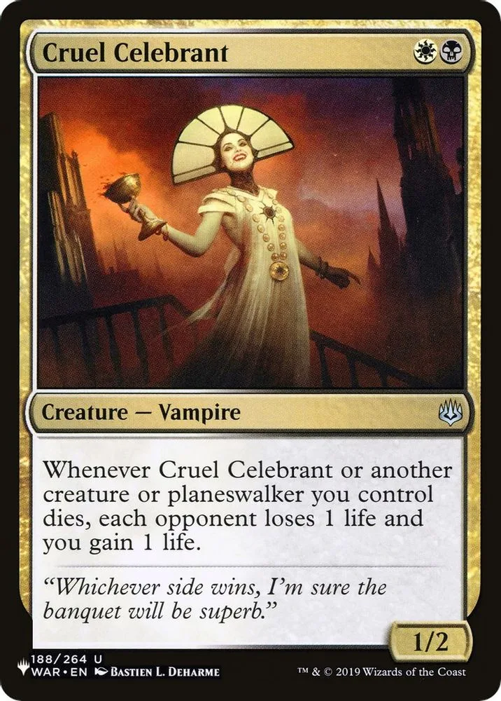 Cruel Celebrant (Cruel Celebrant)