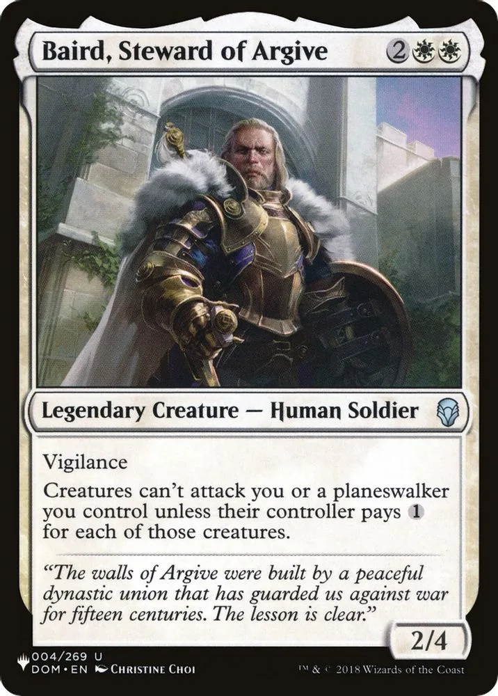 Baird, Steward of Argive (Baird, Steward of Argive)