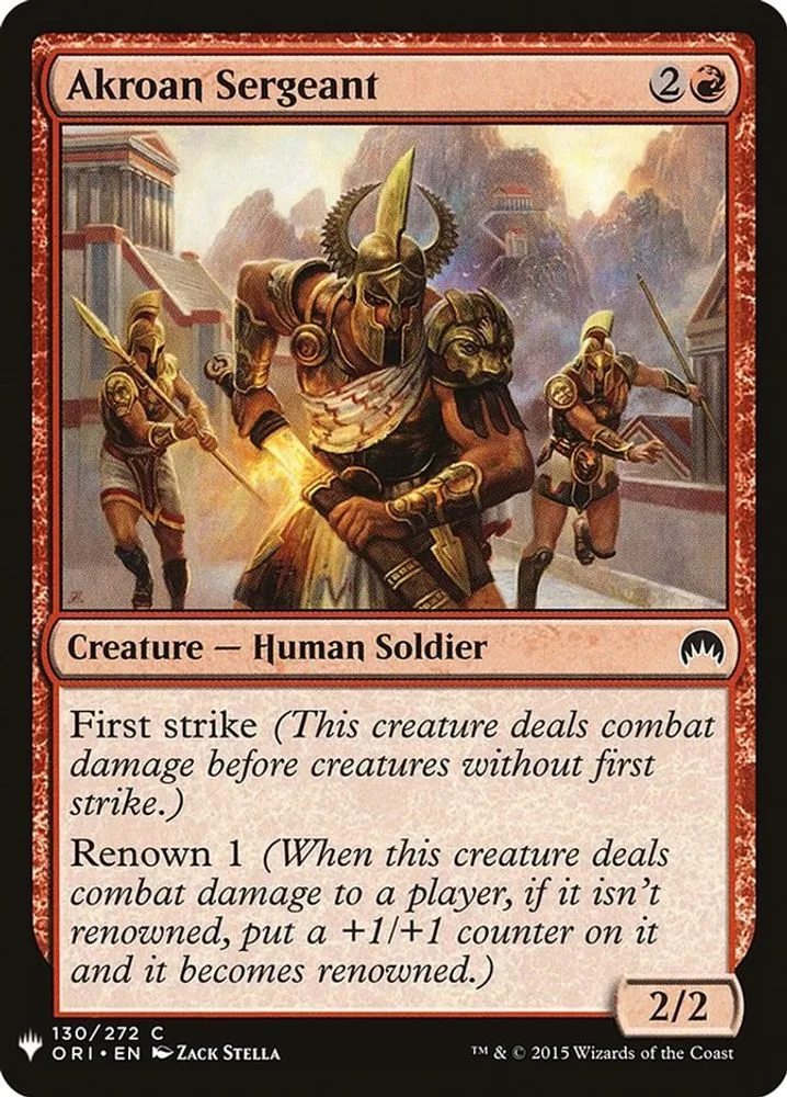 Akroan Sergeant (Akroan Sergeant)