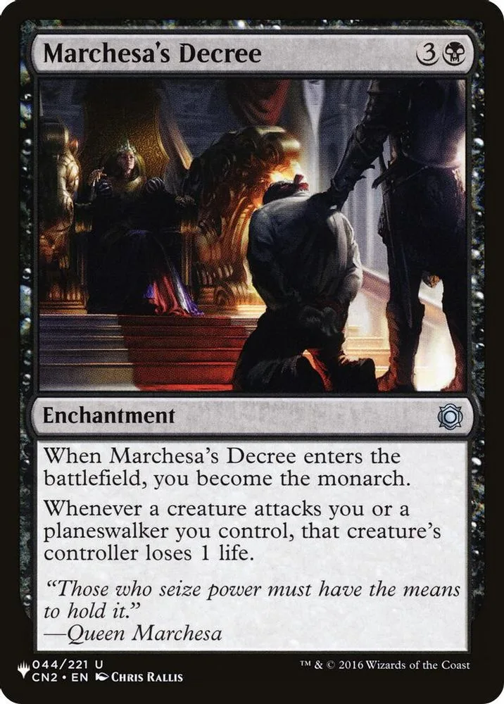 Marchesa's Decree (Marchesa's Decree)