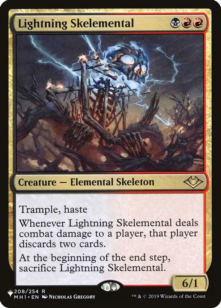 Lightning Skelemental (Lightning Skelemental)