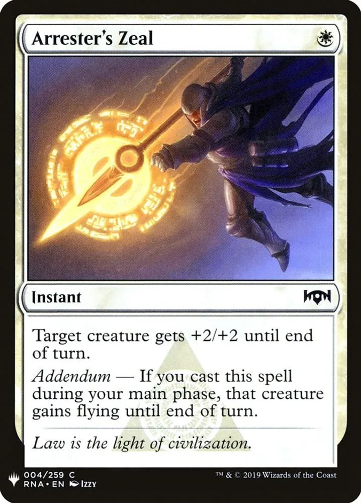 Arrester's Zeal (Arrester's Zeal)