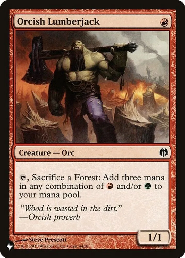 Orcish Lumberjack (Orcish Lumberjack)