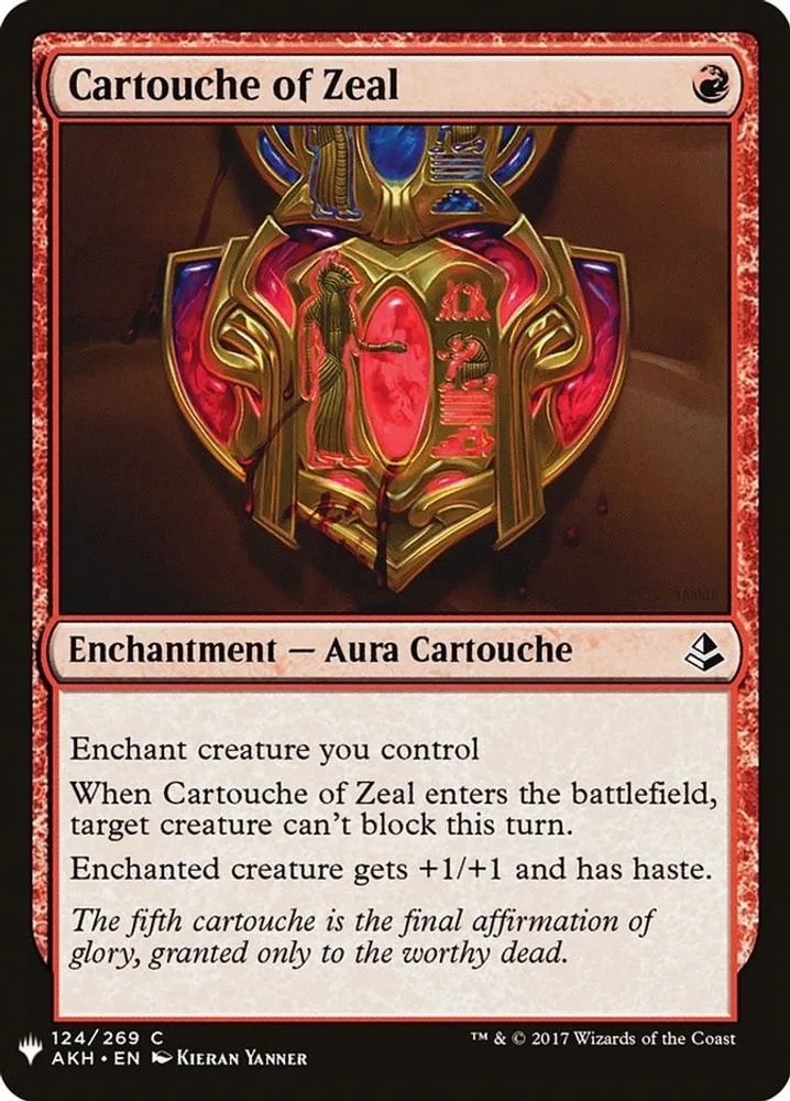 Cartouche of Zeal (Cartouche of Zeal)