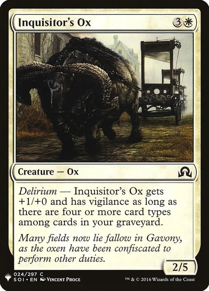 Inquisitor's Ox (Inquisitor's Ox)