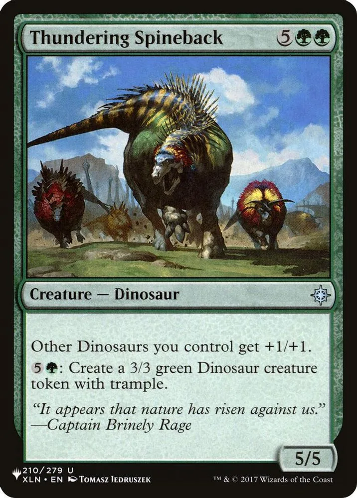 Thundering Spineback (Thundering Spineback)