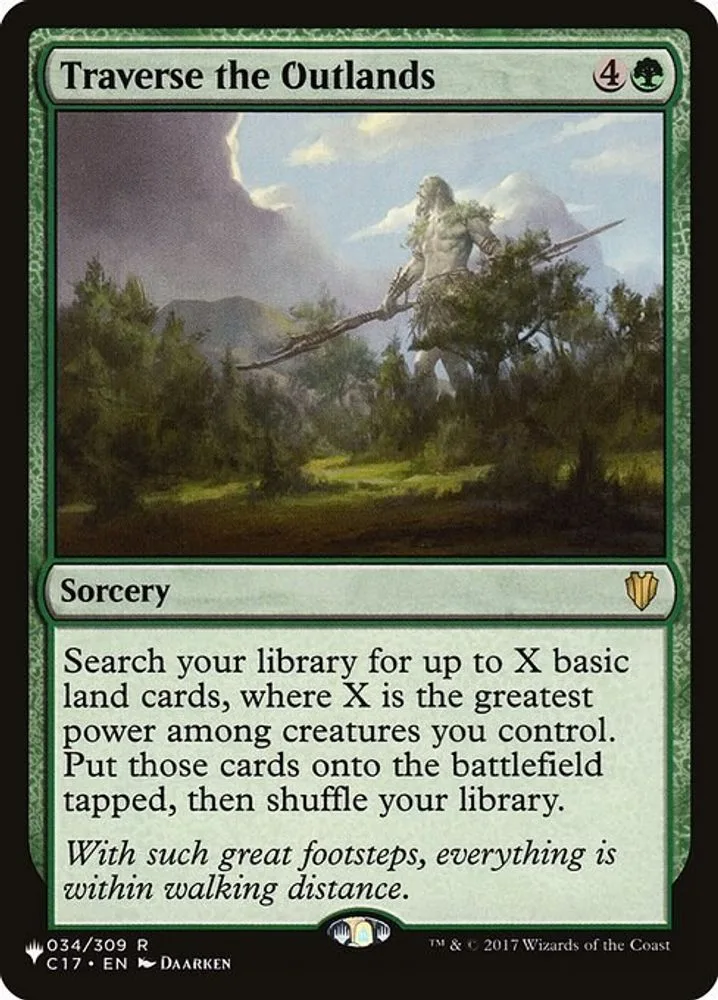 Traverse the Outlands (Traverse the Outlands)