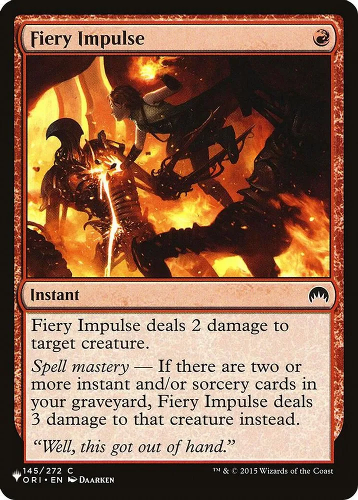 Fiery Impulse (Fiery Impulse)