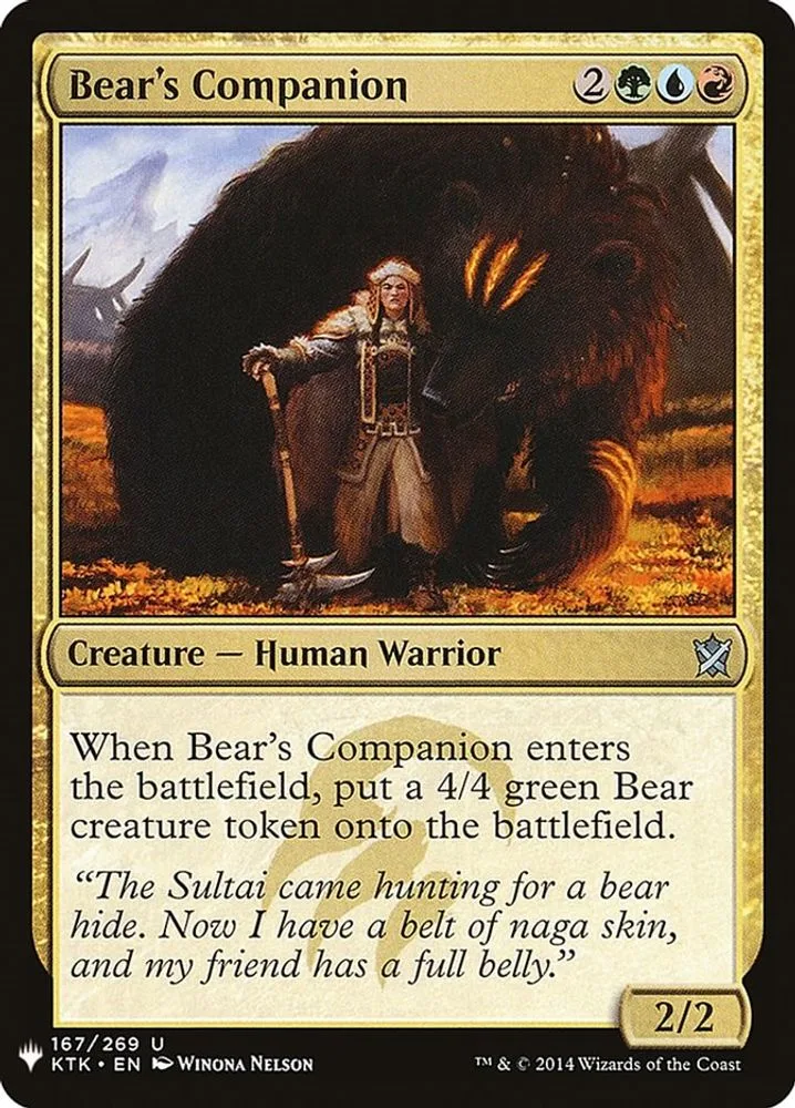 Bear's Companion (Bear's Companion)
