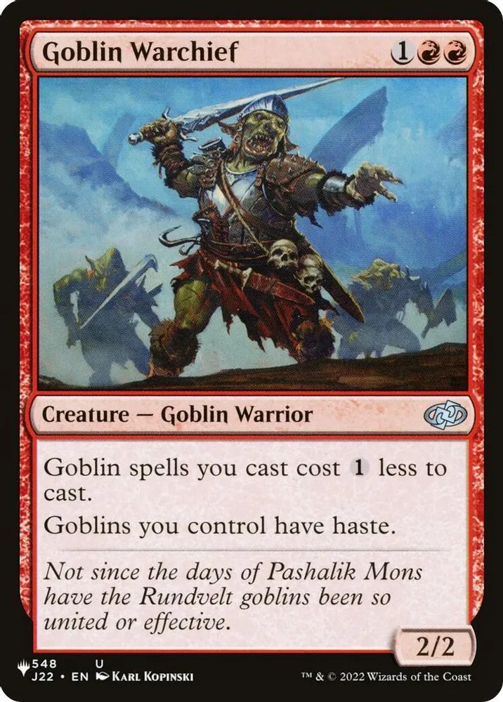 Goblin Warchief (J22)