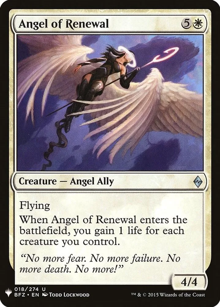 Angel of Renewal (Angel of Renewal)