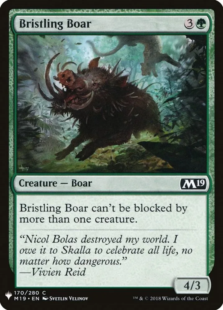 Bristling Boar (Bristling Boar)