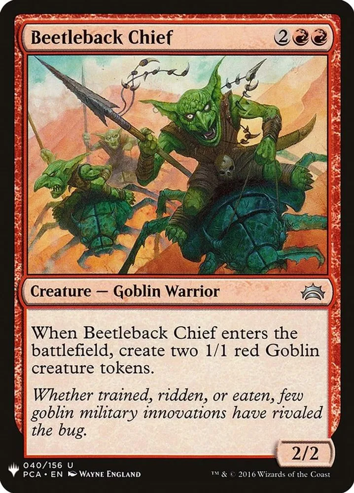 Beetleback Chief (Beetleback Chief)