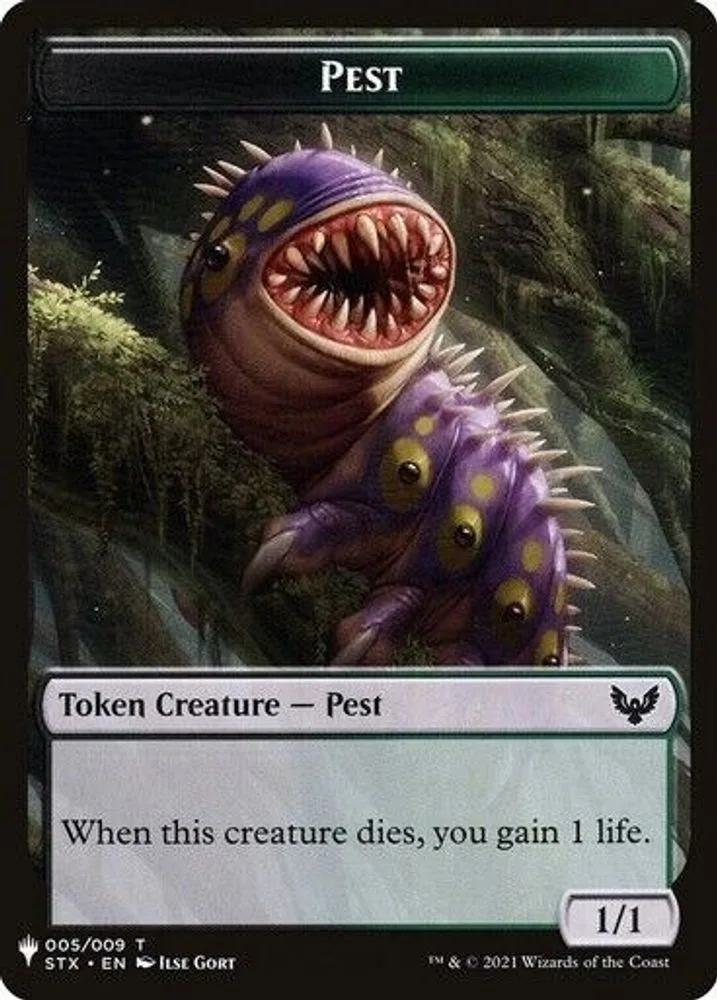 Pest // Emblem - Lukka, Wayward Bonder Double-Sided Token
