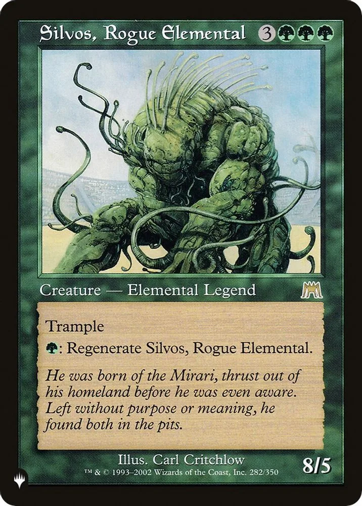 Silvos, Rogue Elemental (Silvos, Rogue Elemental)