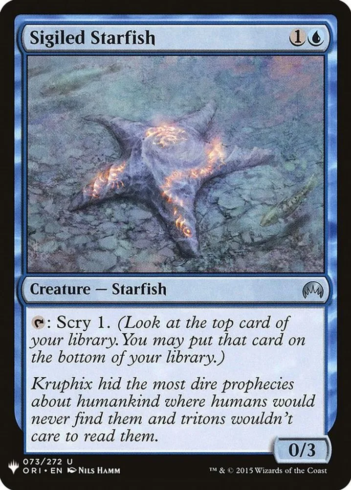 Sigiled Starfish (Sigiled Starfish)