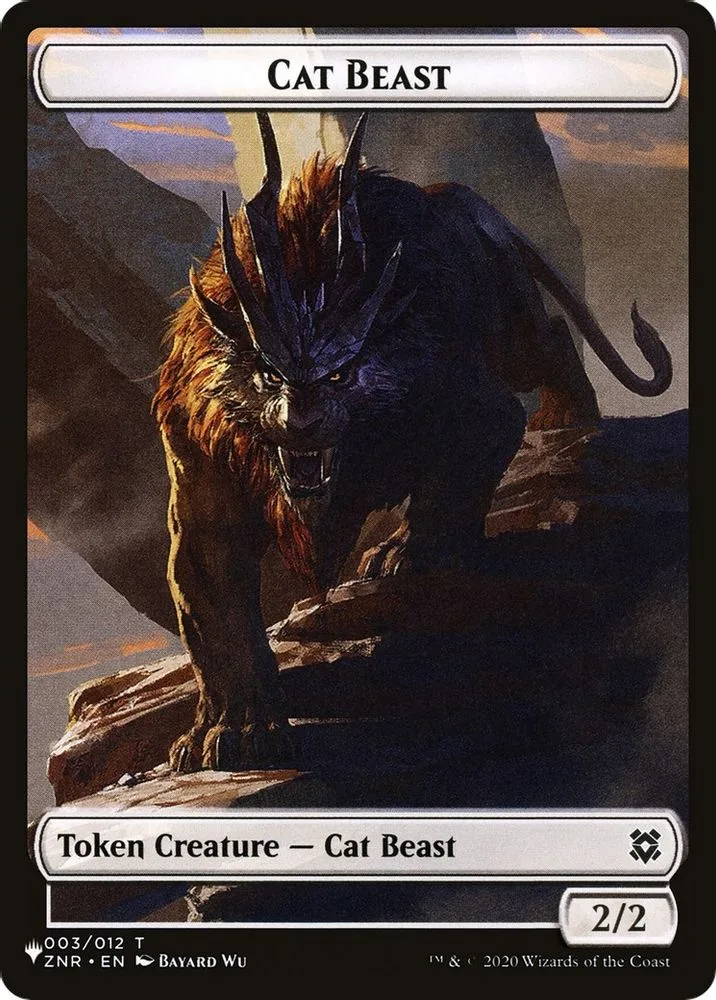 Cat Beast // Rat Double-Sided Token