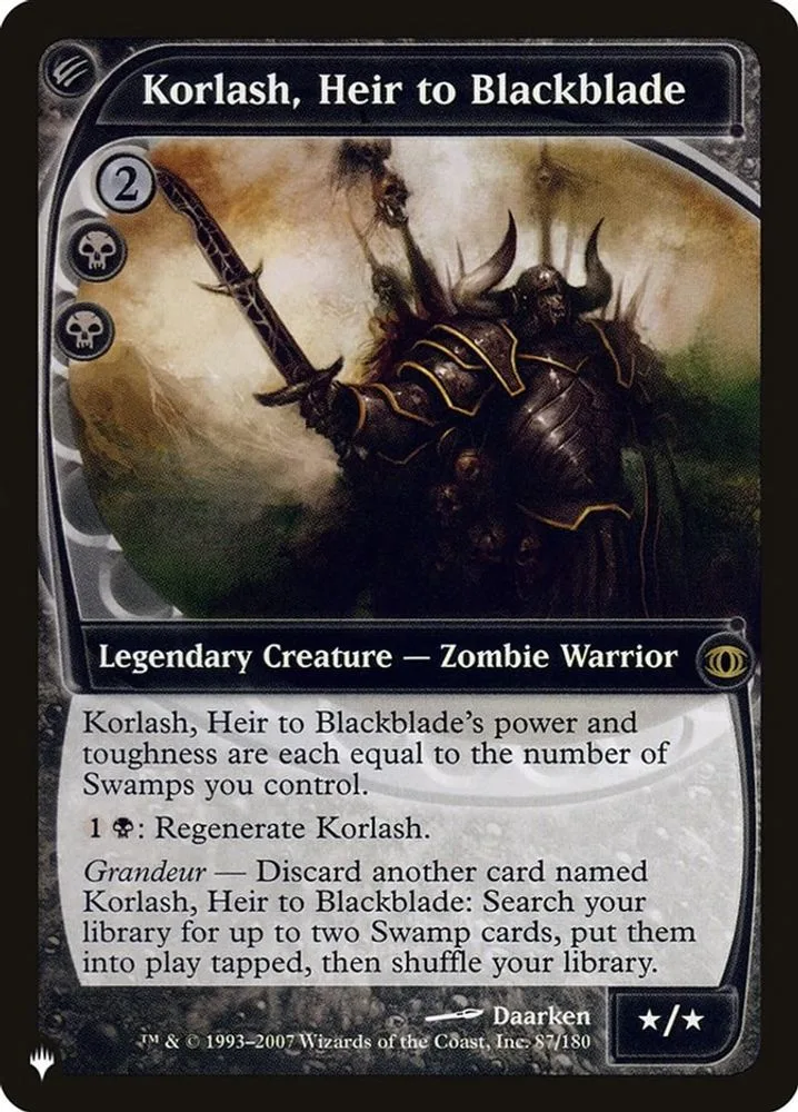 Korlash, Heir to Blackblade (Korlash, Heir to Blackblade)