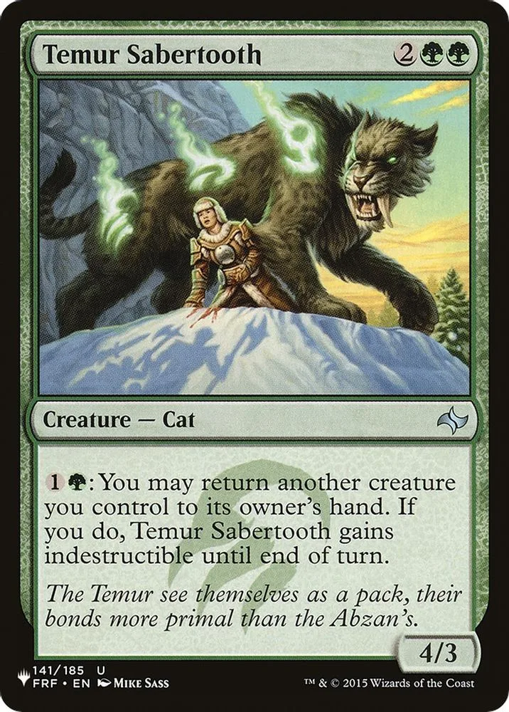 Temur Sabertooth (Temur Sabertooth)