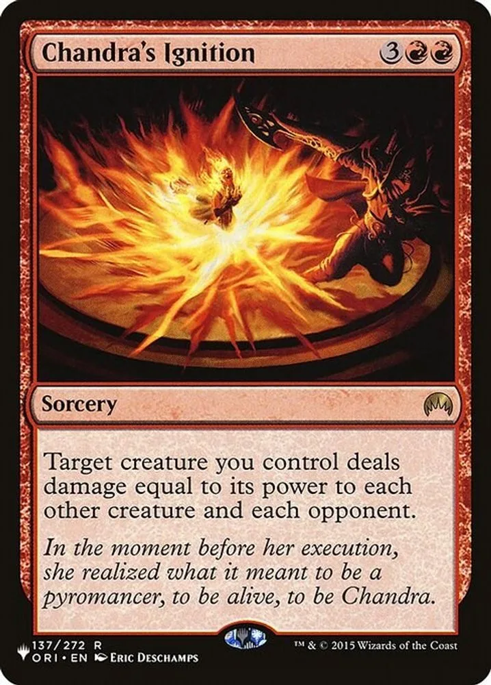 Chandra's Ignition (Chandra's Ignition)