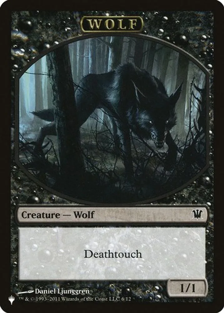 Wolf // Cat Double-Sided Token