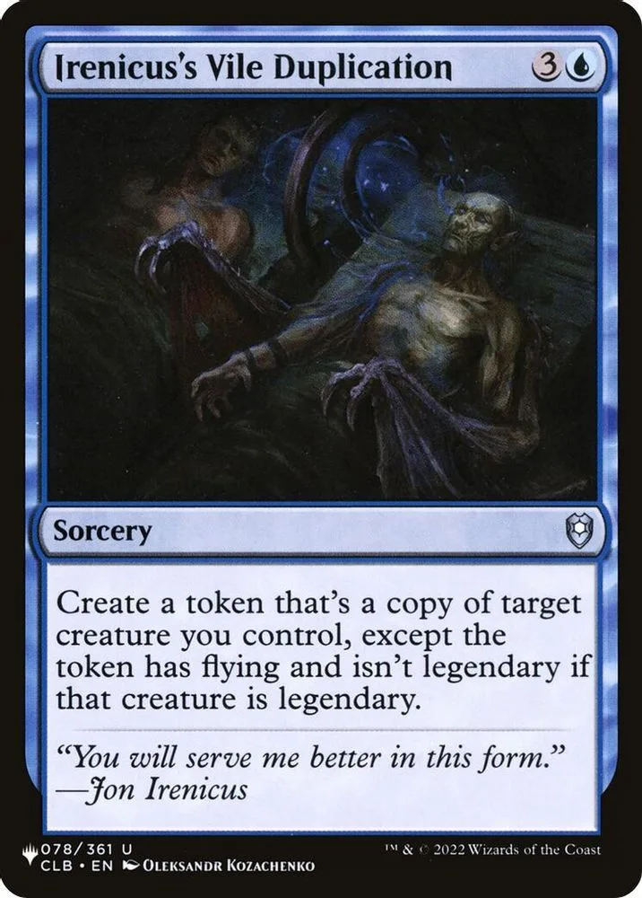 Irenicus's Vile Duplication (Irenicus's Vile Duplication)