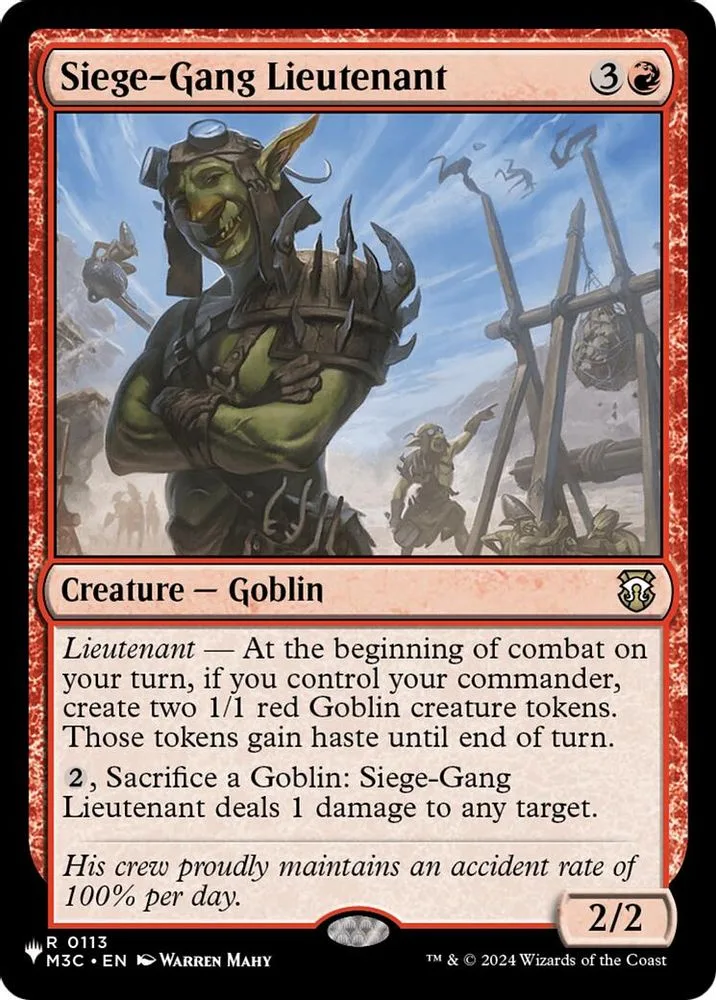 Siege-Gang Lieutenant (Siege-Gang Lieutenant)