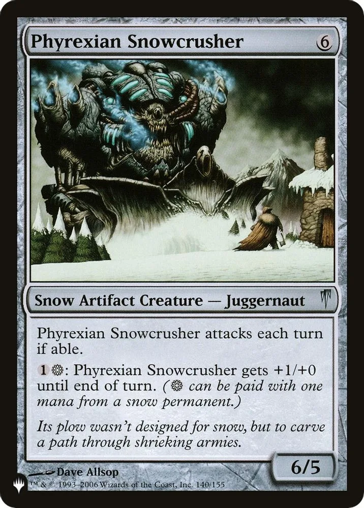Phyrexian Snowcrusher (Phyrexian Snowcrusher)